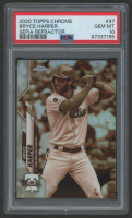Bryce Harper 2020 Topps Chrome Sepia Refractors #97 (PSA 10) at PristineAuction.com
