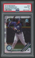 Julio Rodriguez 2019 Bowman Chrome Prospects #BCP33 (PSA 10) at PristineAuction.com