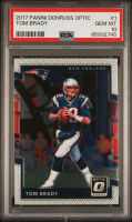 Tom Brady 2017 Panini Donruss Optic #1 (PSA 10) at PristineAuction.com