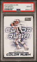 Tom Brady 2018 Panini Score Color Rush #1 (PSA 10) at PristineAuction.com