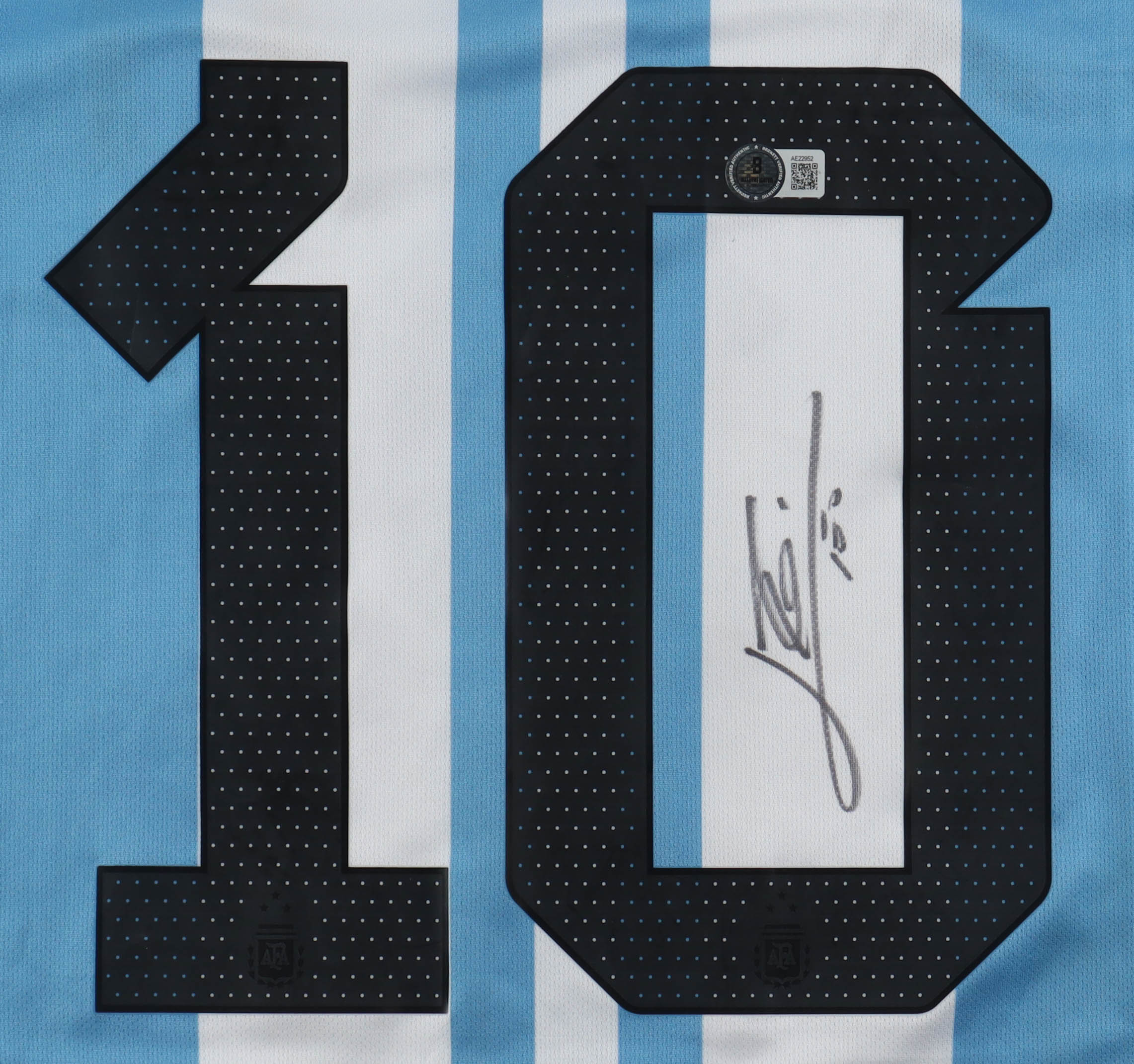Lionel Messi Signed Argentina Adidas Authentic Jersey Inscribed "Leo" (Beckett) at PristineAuction.com Lionel Messi Signed Argentina Adidas Authentic Jersey Inscribed "Leo" (Beckett) at PristineAuction.com