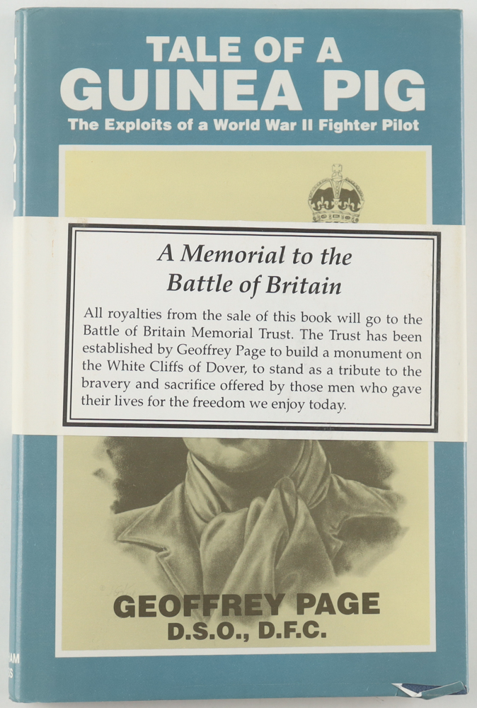 Geoffrey Page Signed "Tale of a Guinea Pig" Hardcover Book (AIV) at PristineAuction.com Geoffrey Page Signed "Tale of a Guinea Pig" Hardcover Book (AIV) at PristineAuction.com