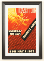 1973 "Led Zeppelin: Houses of the Holy" Jacksonville Concert Custom Framed Poster at PristineAuction.com