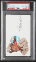 Lee Archer Signed 3x5 Index Card (PSA) at PristineAuction.com