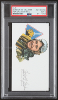 Gordon M. Graham Signed 3x5 Index Card (PSA) at PristineAuction.com