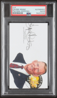 Eugene Kranz Signed 3x5 Index Card (PSA) at PristineAuction.com