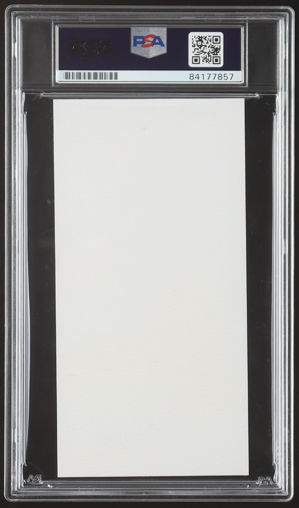 Ralph Parr Signed 3x6 Index Card (PSA) at PristineAuction.com Ralph Parr Signed 3x6 Index Card (PSA) at PristineAuction.com