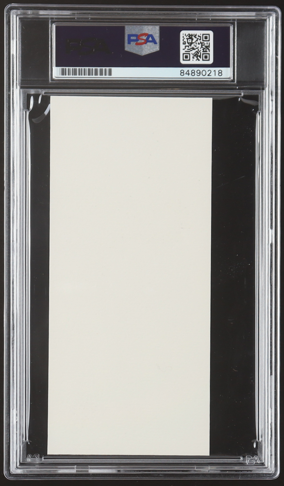 Laurence Craigie Signed 3x6 Index Card (PSA) at PristineAuction.com Laurence Craigie Signed 3x6 Index Card (PSA) at PristineAuction.com