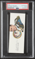 Harold Fischer Signed 2x6 Cut (PSA) at PristineAuction.com