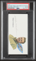 Walker "Bud" Mahurin Signed 3x6 Cut (PSA) at PristineAuction.com