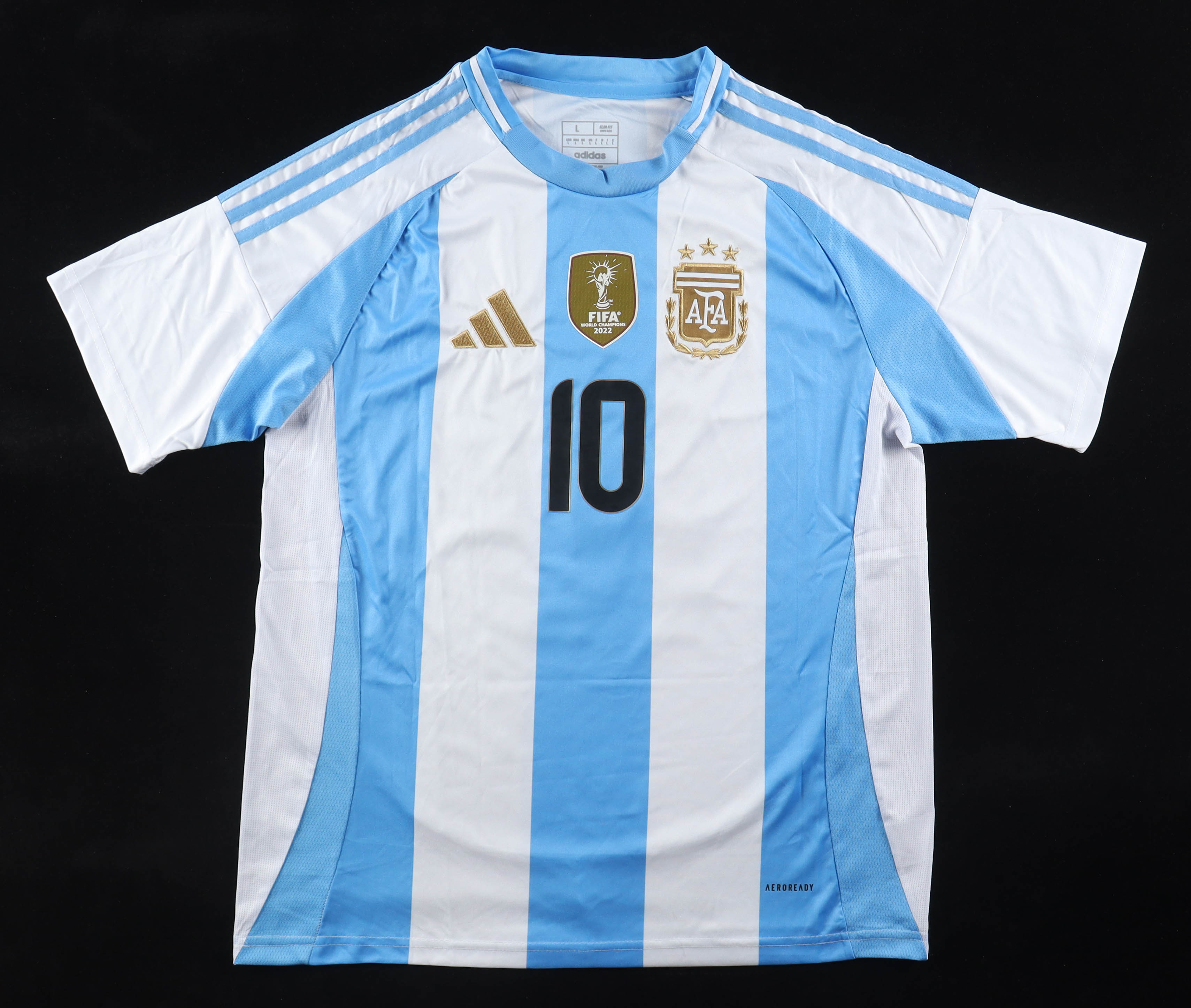 Lionel Messi Signed Argentina Adidas Authentic Jersey Inscribed "Leo" (Beckett) at PristineAuction.com Lionel Messi Signed Argentina Adidas Authentic Jersey Inscribed "Leo" (Beckett) at PristineAuction.com