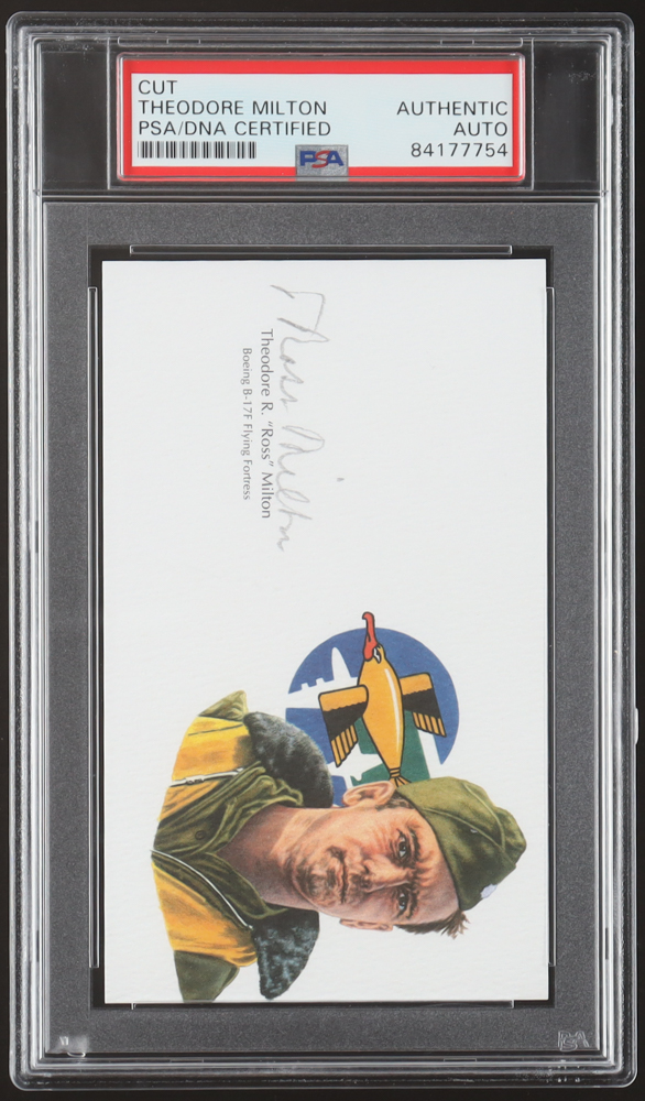 Theodore Milton Signed 3x5 Cut (PSA) at PristineAuction.com Theodore Milton Signed 3x5 Cut (PSA) at PristineAuction.com