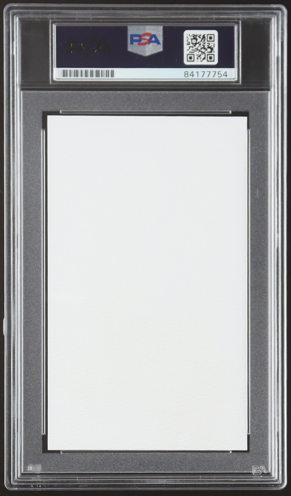 Theodore Milton Signed 3x5 Cut (PSA) at PristineAuction.com Theodore Milton Signed 3x5 Cut (PSA) at PristineAuction.com