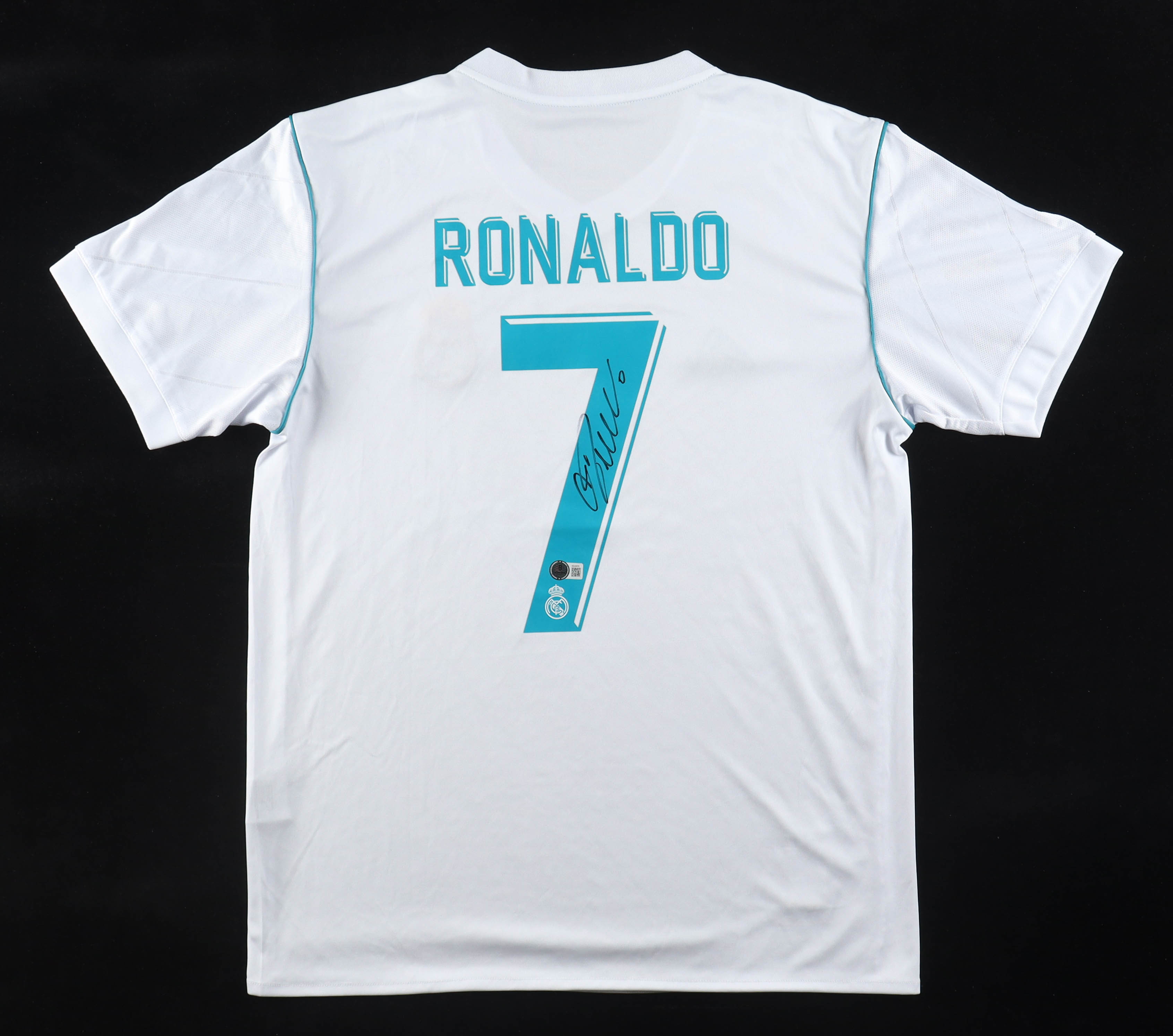 Cristiano Ronaldo Signed Real Madrid Adidas Authentic Jersey (Beckett) at PristineAuction.com Cristiano Ronaldo Signed Real Madrid Adidas Authentic Jersey (Beckett) at PristineAuction.com