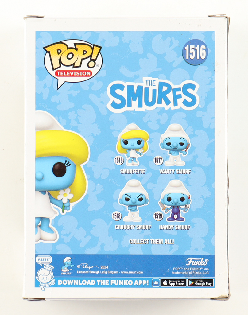 Rihanna Signed "The Smurfs" #1516 Smurfette Funko Pop! Vinyl Figure (ACOA) at PristineAuction.com Rihanna Signed "The Smurfs" #1516 Smurfette Funko Pop! Vinyl Figure (ACOA) at PristineAuction.com
