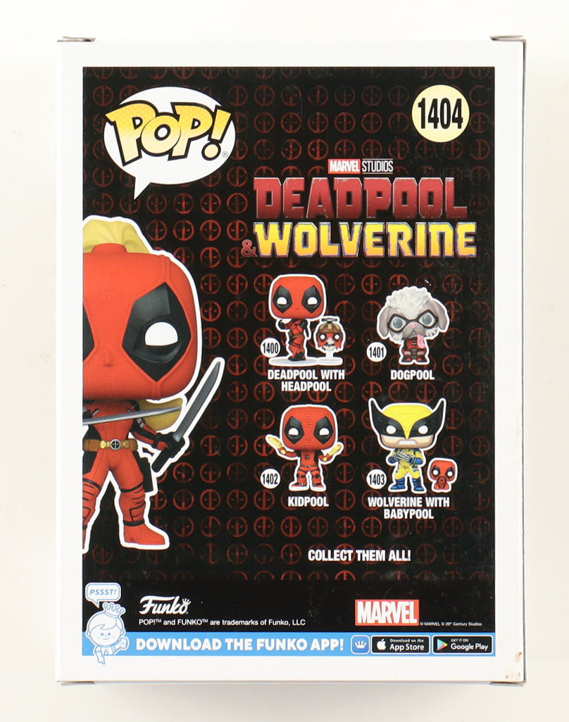 Blake Lively Signed "Deadpool & Wolverine" #1404 Ladypool Bobble-Head Funko Pop! Vinyl Figure (ACOA) at PristineAuction.com Blake Lively Signed "Deadpool & Wolverine" #1404 Ladypool Bobble-Head Funko Pop! Vinyl Figure (ACOA) at PristineAuction.com