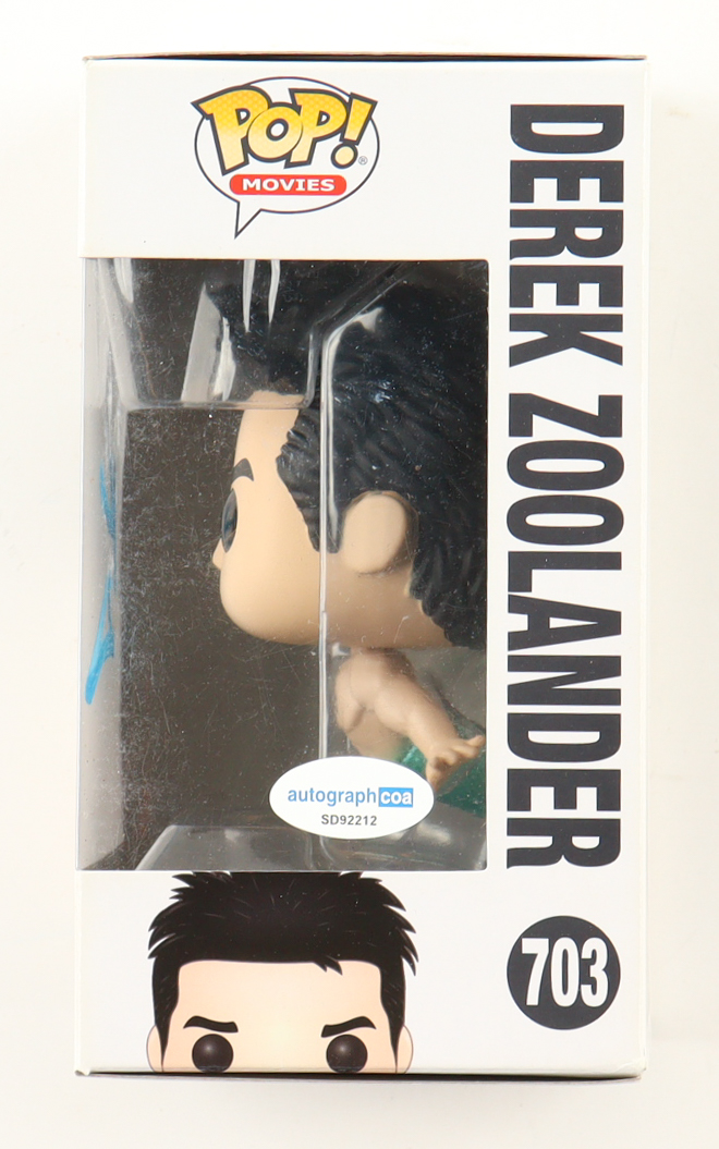 Ben Stiller Signed "Zoolander" Derek Zoolander #703 Funko Pop! Vinyl Figure (ACOA) at PristineAuction.com Ben Stiller Signed "Zoolander" Derek Zoolander #703 Funko Pop! Vinyl Figure (ACOA) at PristineAuction.com
