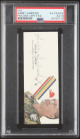Gabby Gabreski Signed 2x5 Cut (PSA) at PristineAuction.com