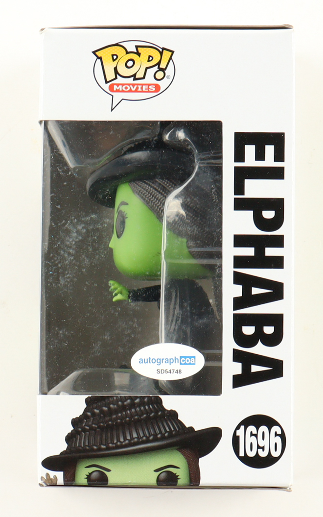 Cynthia Erivo Signed "Wicked" #1696 Elphaba Funko Pop! Vinyl Figure (ACOA) at PristineAuction.com Cynthia Erivo Signed "Wicked" #1696 Elphaba Funko Pop! Vinyl Figure (ACOA) at PristineAuction.com