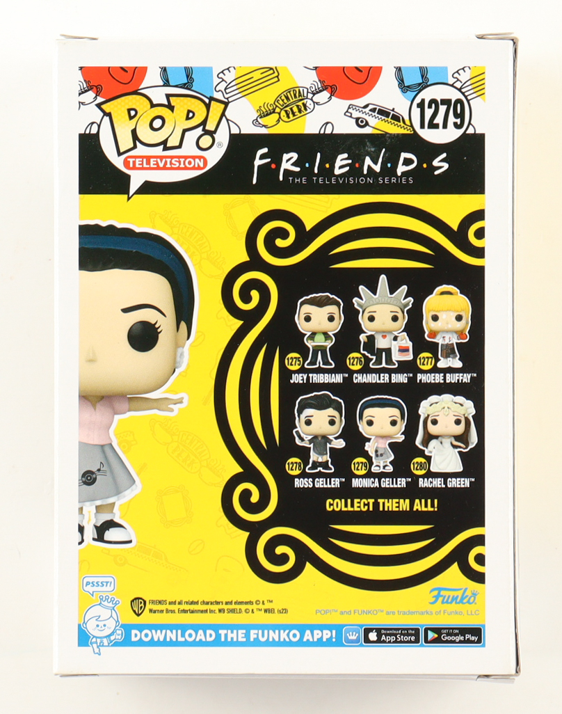 Courtney Cox Signed "Friends" #1279 Monica Geller Funko Pop! Vinyl Figure (ACOA) at PristineAuction.com Courtney Cox Signed "Friends" #1279 Monica Geller Funko Pop! Vinyl Figure (ACOA) at PristineAuction.com