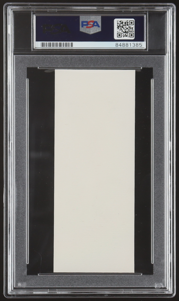 Vermont Garrison Signed 2x5 Cut (PSA) at PristineAuction.com Vermont Garrison Signed 2x5 Cut (PSA) at PristineAuction.com