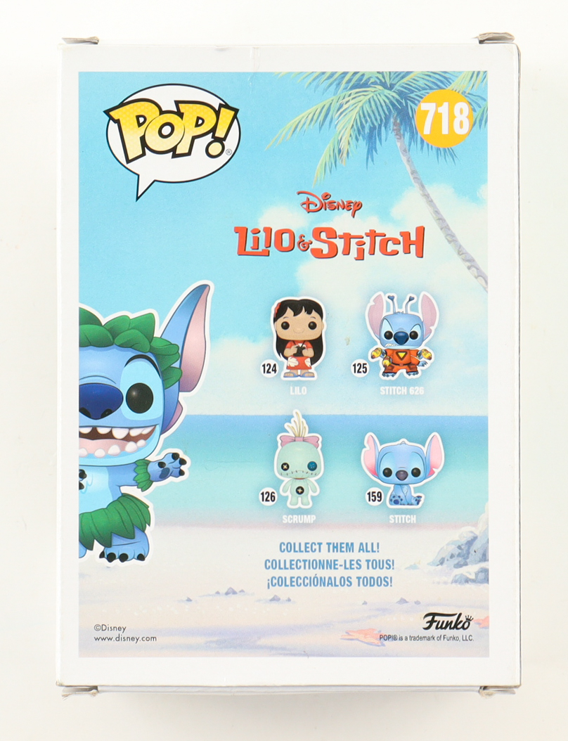 Dean DeBlois Signed "Lilo & Stitch" #718 Hula Stitch Funko Pop! Vinyl Figure (ACOA) at PristineAuction.com Dean DeBlois Signed "Lilo & Stitch" #718 Hula Stitch Funko Pop! Vinyl Figure (ACOA) at PristineAuction.com