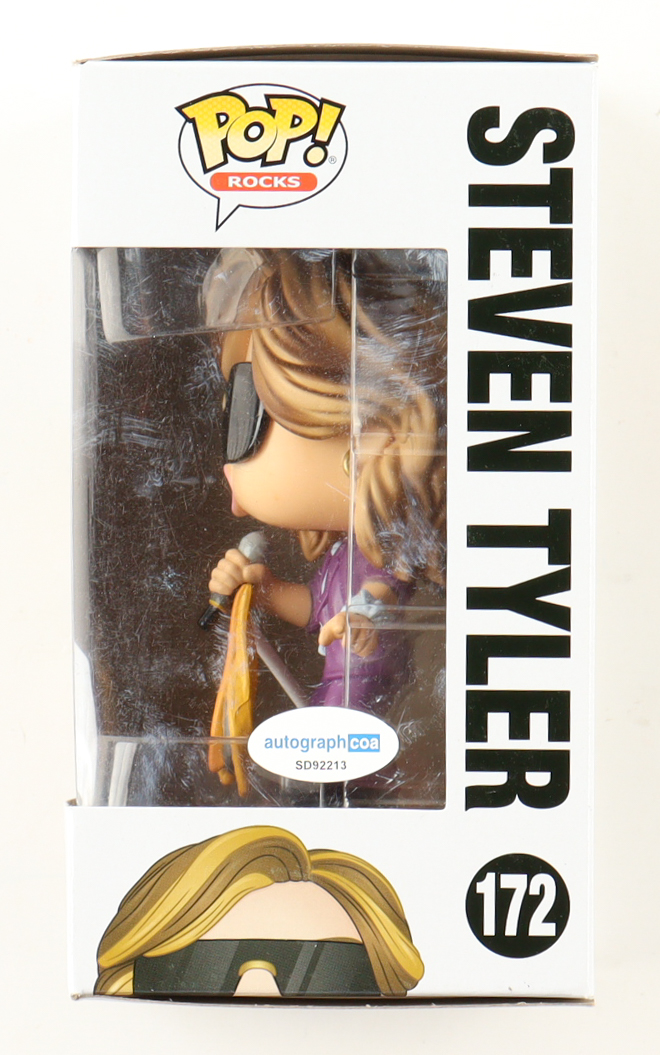 Steven Tyler Signed Aerosmith #172 Funko Pop! Vinyl Figure (ACOA) at PristineAuction.com Steven Tyler Signed Aerosmith #172 Funko Pop! Vinyl Figure (ACOA) at PristineAuction.com