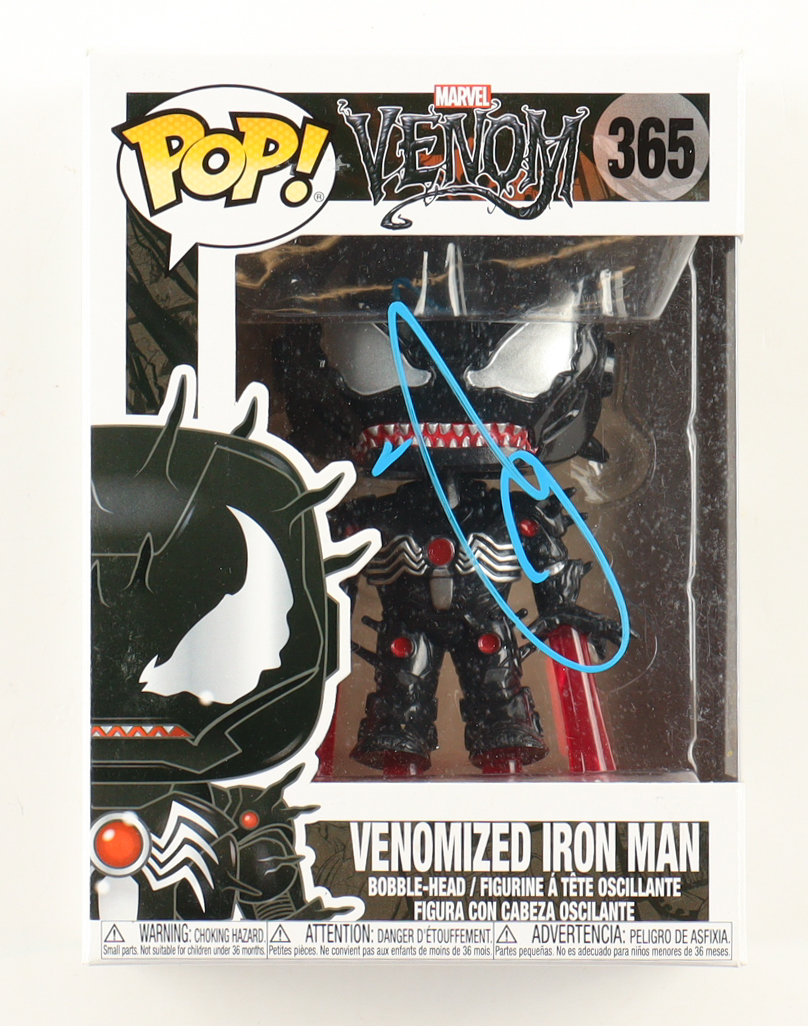 Tom Hardy Signed "Venom" #365 Venomized Iron Man Bobble-Head Funko Pop! Vinyl Figure (ACOA) at PristineAuction.com Tom Hardy Signed "Venom" #365 Venomized Iron Man Bobble-Head Funko Pop! Vinyl Figure (ACOA) at PristineAuction.com