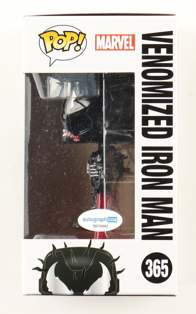 Tom Hardy Signed "Venom" #365 Venomized Iron Man Bobble-Head Funko Pop! Vinyl Figure (ACOA) at PristineAuction.com Tom Hardy Signed "Venom" #365 Venomized Iron Man Bobble-Head Funko Pop! Vinyl Figure (ACOA) at PristineAuction.com