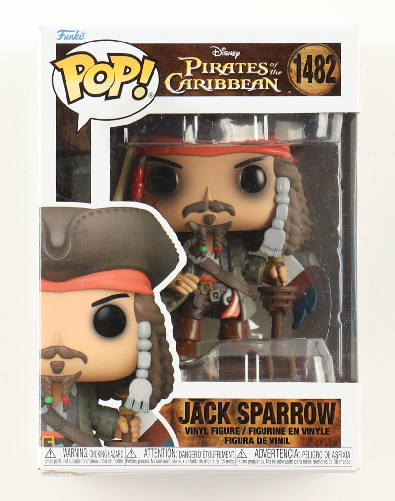 Johnny Depp Signed "Pirates of the Caribbean" #1482 Jack Sparrow Funko Pop! Vinyl Figure (ACOA) at PristineAuction.com Johnny Depp Signed "Pirates of the Caribbean" #1482 Jack Sparrow Funko Pop! Vinyl Figure (ACOA) at PristineAuction.com