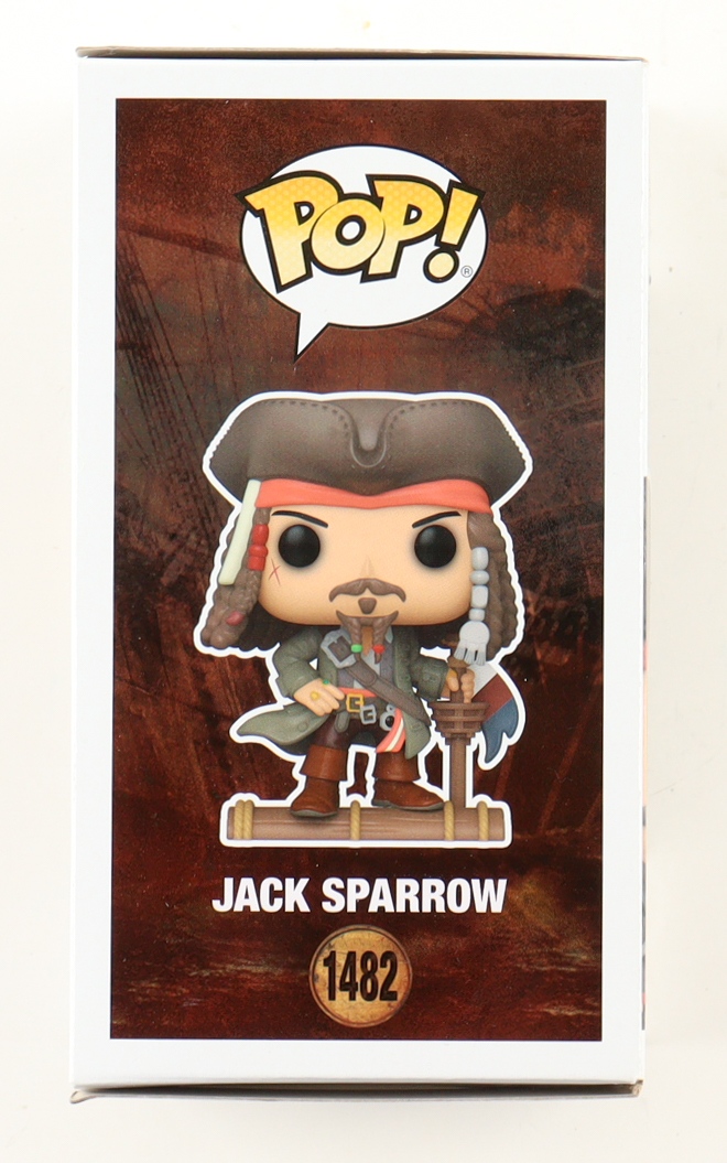 Johnny Depp Signed "Pirates of the Caribbean" #1482 Jack Sparrow Funko Pop! Vinyl Figure (ACOA) at PristineAuction.com Johnny Depp Signed "Pirates of the Caribbean" #1482 Jack Sparrow Funko Pop! Vinyl Figure (ACOA) at PristineAuction.com