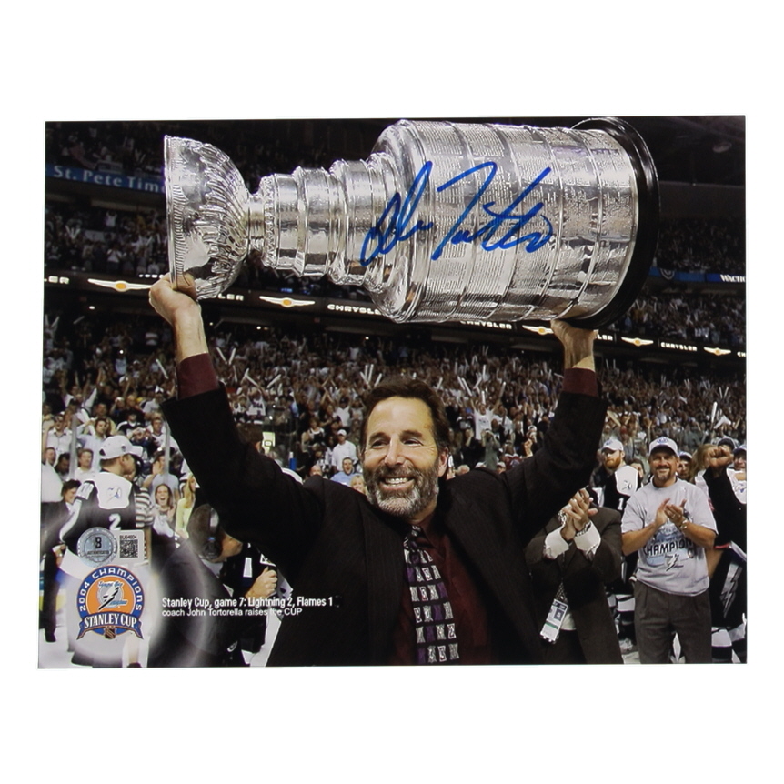 John Tortorella Signed Lighting 8x10 Photo (Beckett) at PristineAuction.com John Tortorella Signed Lighting 8x10 Photo (Beckett) at PristineAuction.com