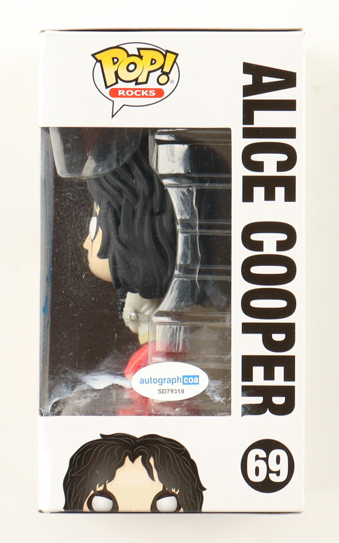 Alice Cooper Signed "Alice Cooper" #68 Funko Pop! Vinyl Figure (ACOA) at PristineAuction.com Alice Cooper Signed "Alice Cooper" #68 Funko Pop! Vinyl Figure (ACOA) at PristineAuction.com