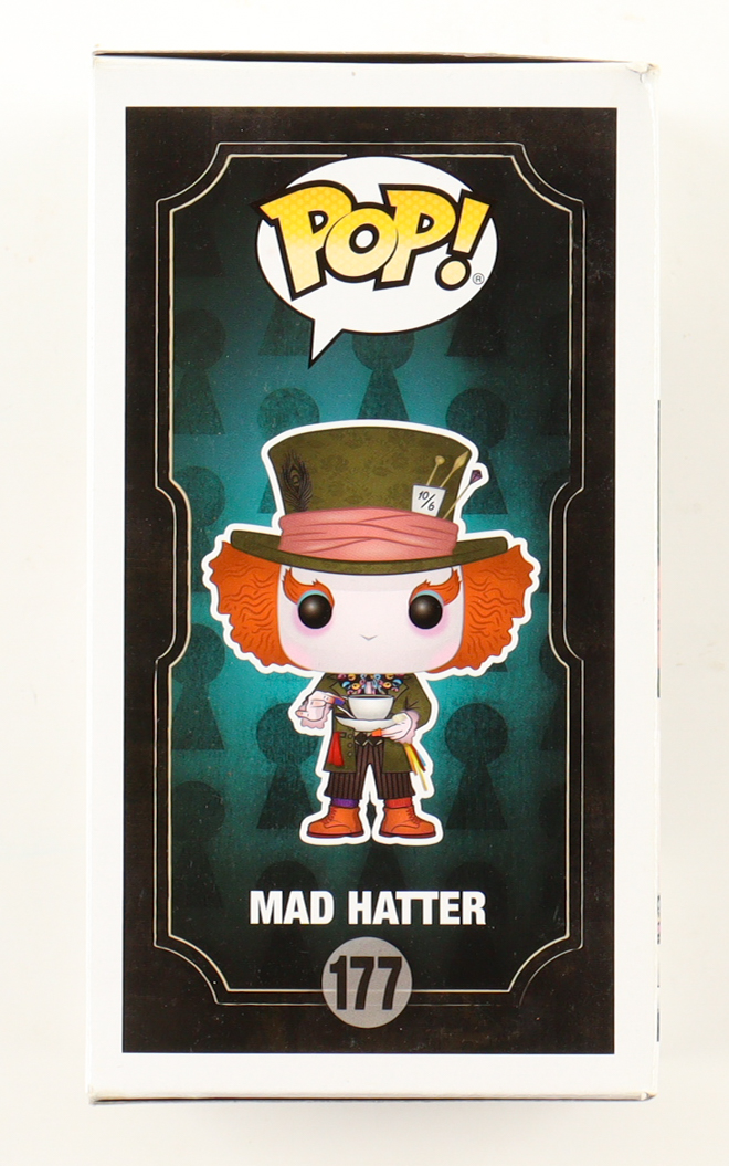 Johnny Depp Signed "Alice in Wonderland" #177 Mad Hatter Funko Pop! Vinyl Figure (ACOA) at PristineAuction.com Johnny Depp Signed "Alice in Wonderland" #177 Mad Hatter Funko Pop! Vinyl Figure (ACOA) at PristineAuction.com