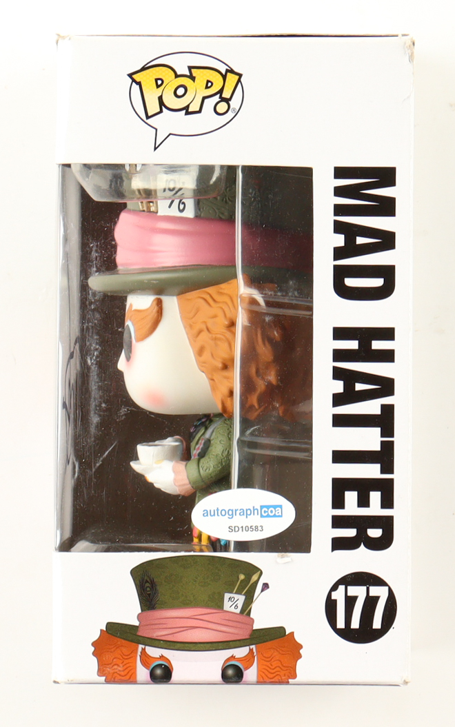 Johnny Depp Signed "Alice in Wonderland" #177 Mad Hatter Funko Pop! Vinyl Figure (ACOA) at PristineAuction.com Johnny Depp Signed "Alice in Wonderland" #177 Mad Hatter Funko Pop! Vinyl Figure (ACOA) at PristineAuction.com