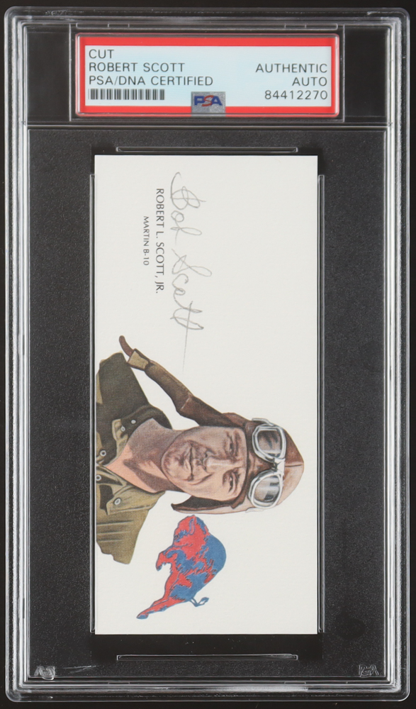 Robert Scott Signed 2x5 Cut (PSA) at PristineAuction.com Robert Scott Signed 2x5 Cut (PSA) at PristineAuction.com