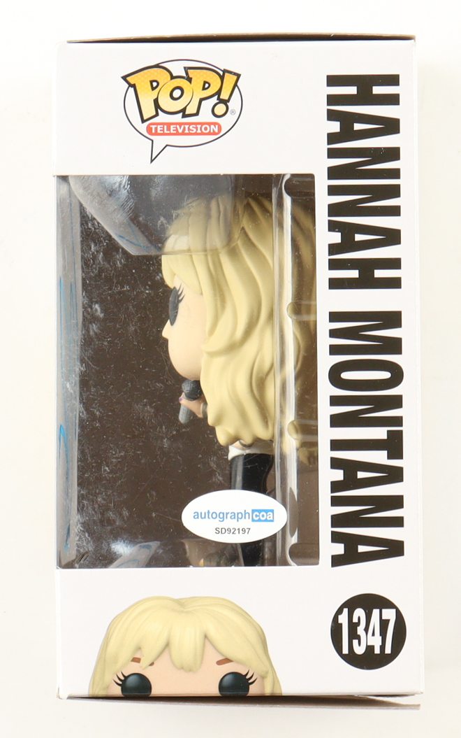 Miley Cyrus Signed "Disney 100" #1347 Hannah Montana Funko Pop! Vinyl Figure (AutographCOA) at PristineAuction.com Miley Cyrus Signed "Disney 100" #1347 Hannah Montana Funko Pop! Vinyl Figure (AutographCOA) at PristineAuction.com
