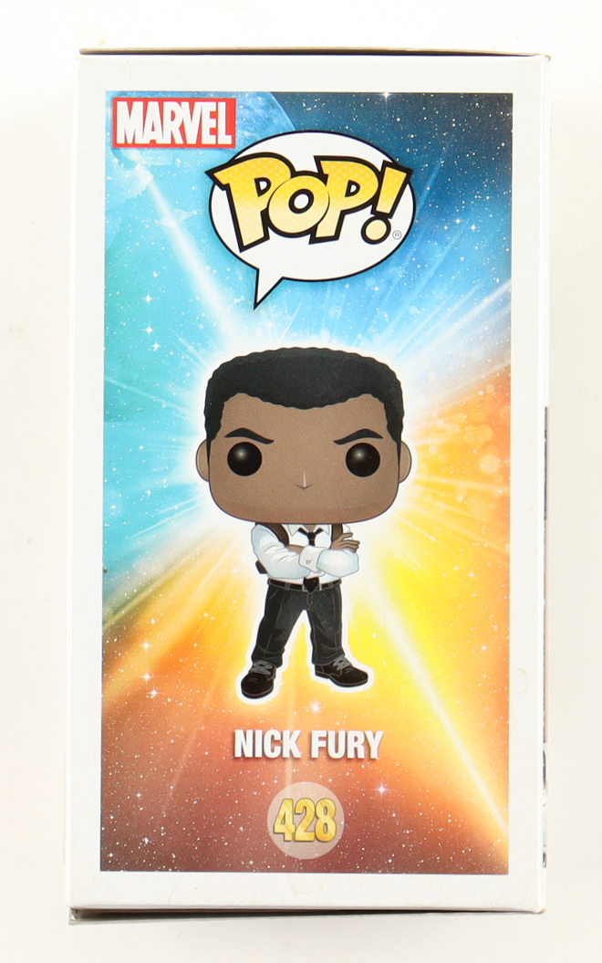 Samuel L. Jackson Signed "Captain Marvel" Marvel #428 Nick Fury Funko Pop! Vinyl Figure (ACOA) at PristineAuction.com Samuel L. Jackson Signed "Captain Marvel" Marvel #428 Nick Fury Funko Pop! Vinyl Figure (ACOA) at PristineAuction.com