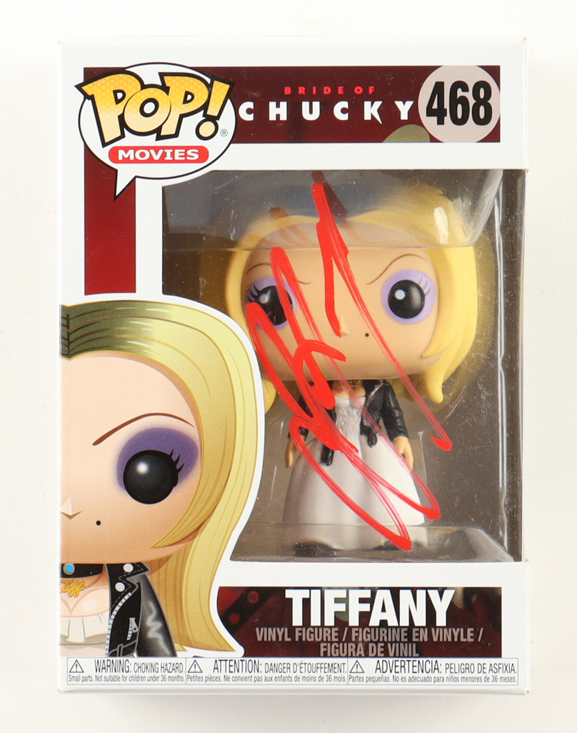 Jennifer Tilly Signed "Bride of Chucky" #468 Tiffany Funko Pop! Vinyl Figure (ACOA) at PristineAuction.com Jennifer Tilly Signed "Bride of Chucky" #468 Tiffany Funko Pop! Vinyl Figure (ACOA) at PristineAuction.com