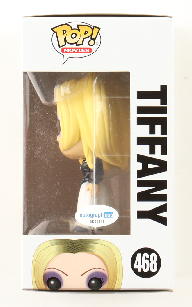 Jennifer Tilly Signed "Bride of Chucky" #468 Tiffany Funko Pop! Vinyl Figure (ACOA) at PristineAuction.com Jennifer Tilly Signed "Bride of Chucky" #468 Tiffany Funko Pop! Vinyl Figure (ACOA) at PristineAuction.com