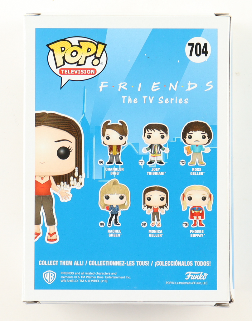 Courtney Cox Signed "Friends" #704 Monica Geller Funko Pop! Vinyl Figure (ACOA) at PristineAuction.com Courtney Cox Signed "Friends" #704 Monica Geller Funko Pop! Vinyl Figure (ACOA) at PristineAuction.com