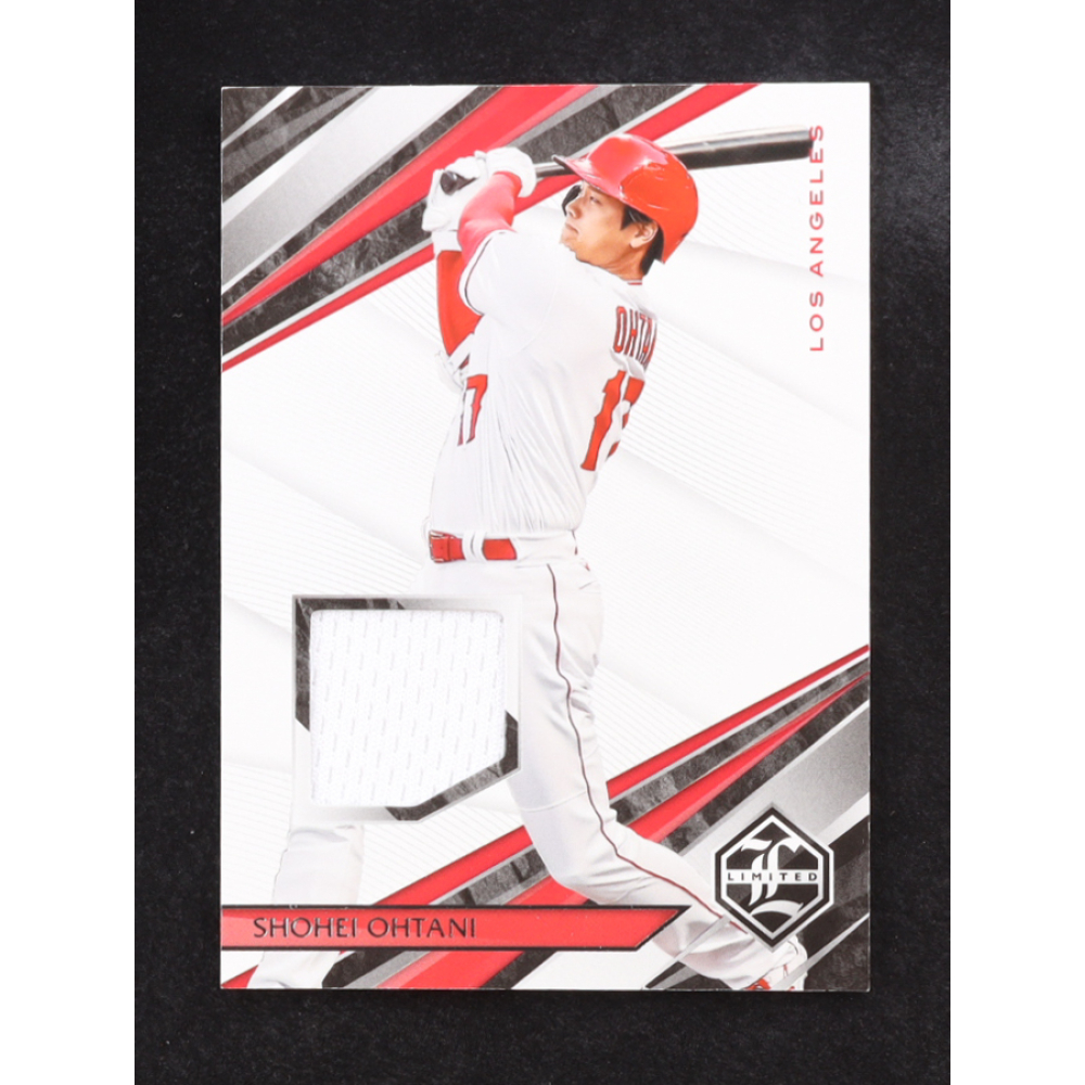 Shohei Ohtani 2024 Panini Chronicles Limited Game Used Jersey #LS-SO at PristineAuction.com Shohei Ohtani 2024 Panini Chronicles Limited Game Used Jersey #LS-SO at PristineAuction.com
