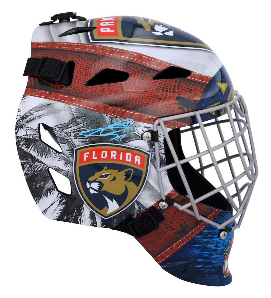 Sergei Bobrovsky Signed Panthers Full-Size Goalie Mask (JSA) at PristineAuction.com Sergei Bobrovsky Signed Panthers Full-Size Goalie Mask (JSA) at PristineAuction.com