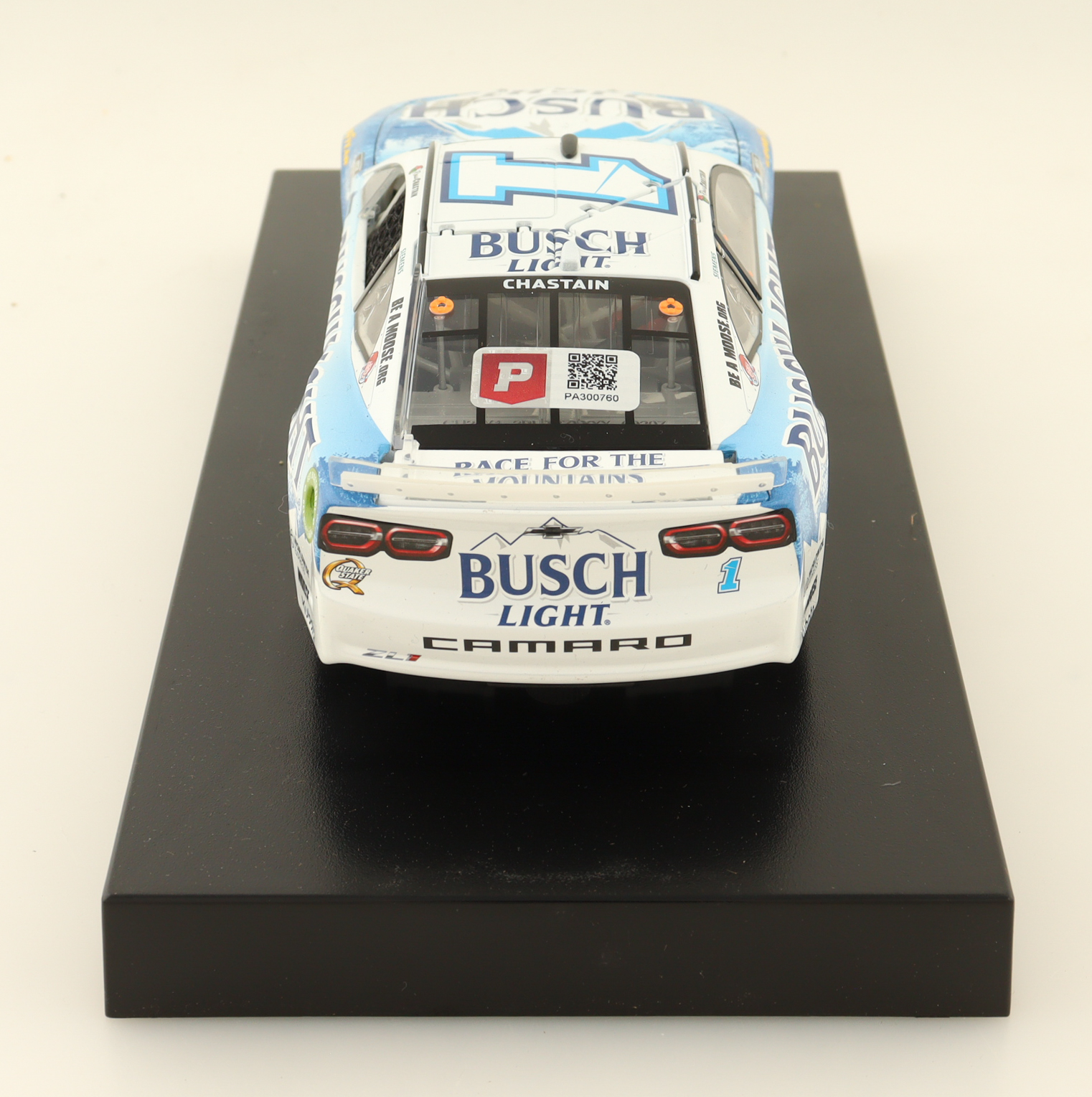 Ross Chastain Signed 2024 #1 Busch Light Chevrolet Camaro ZL1 | 1:24 Diecast Car (PA) at PristineAuction.com Ross Chastain Signed 2024 #1 Busch Light Chevrolet Camaro ZL1 | 1:24 Diecast Car (PA) at PristineAuction.com