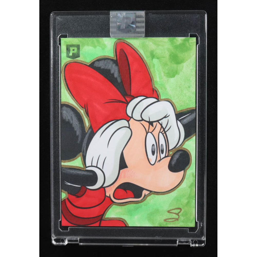 Gold Line Minnie | Disney | Original Art Sketch Card by Scott Cook #2/5 (PA) at PristineAuction.com