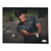 Greg Norman Signed 8x10 Photo Inscribed "Attack Life" & "2K25" with Hand-Drawn Sketch (JSA) at PristineAuction.com