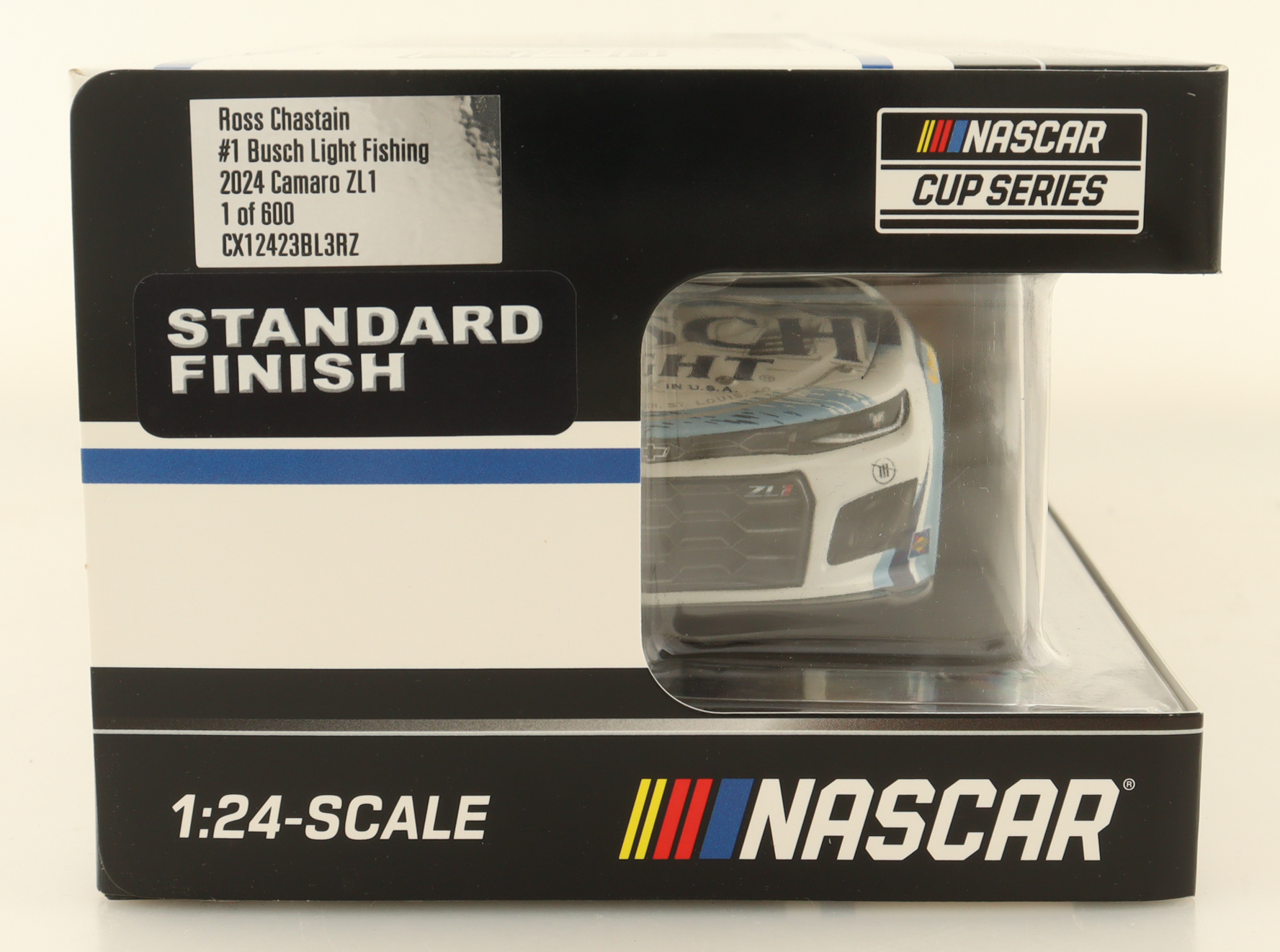 Ross Chastain Signed 2024 #1 Busch Light Fishing Chevrolet Camaro ZL1 | 1:24 Diecast Car (PA) at PristineAuction.com Ross Chastain Signed 2024 #1 Busch Light Fishing Chevrolet Camaro ZL1 | 1:24 Diecast Car (PA) at PristineAuction.com
