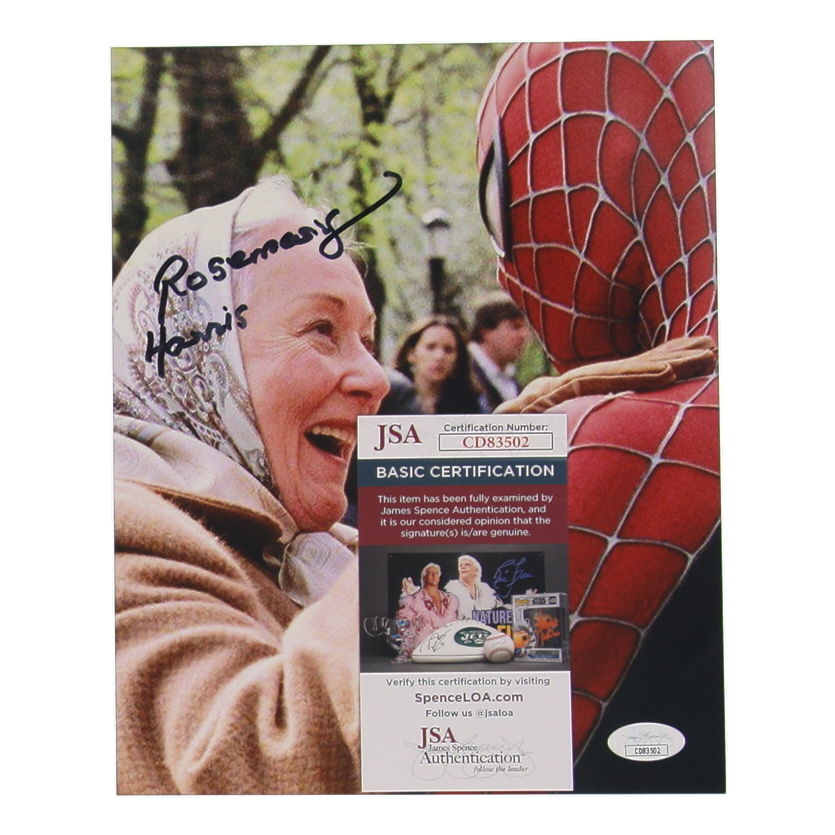 Rosemary Harris Signed "Spider-Man" 8x10 Photo (JSA) at PristineAuction.com Rosemary Harris Signed "Spider-Man" 8x10 Photo (JSA) at PristineAuction.com
