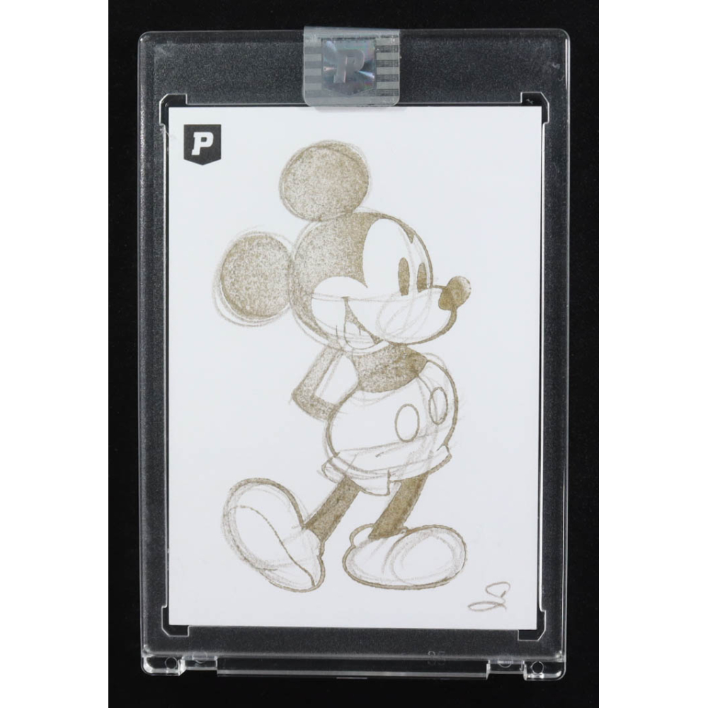 Gold Sketch Mickey | Disney | Original Art Sketch Card by Scott Cook #6/10 (PA) at PristineAuction.com