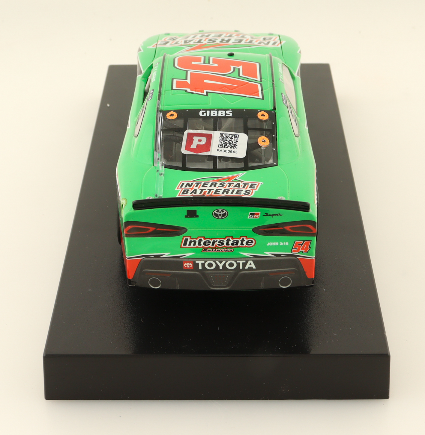 Ty Gibbs Signed 2022 #54 Interstate Batteries Toyota Supra | 1:24 Diecast Car (PA) at PristineAuction.com Ty Gibbs Signed 2022 #54 Interstate Batteries Toyota Supra | 1:24 Diecast Car (PA) at PristineAuction.com